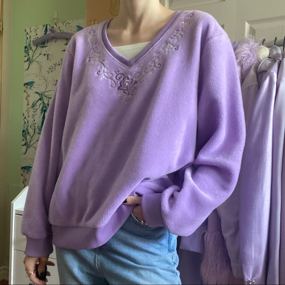✨SOLD✨ lavender sweater 💜 - Picture 2 of 10